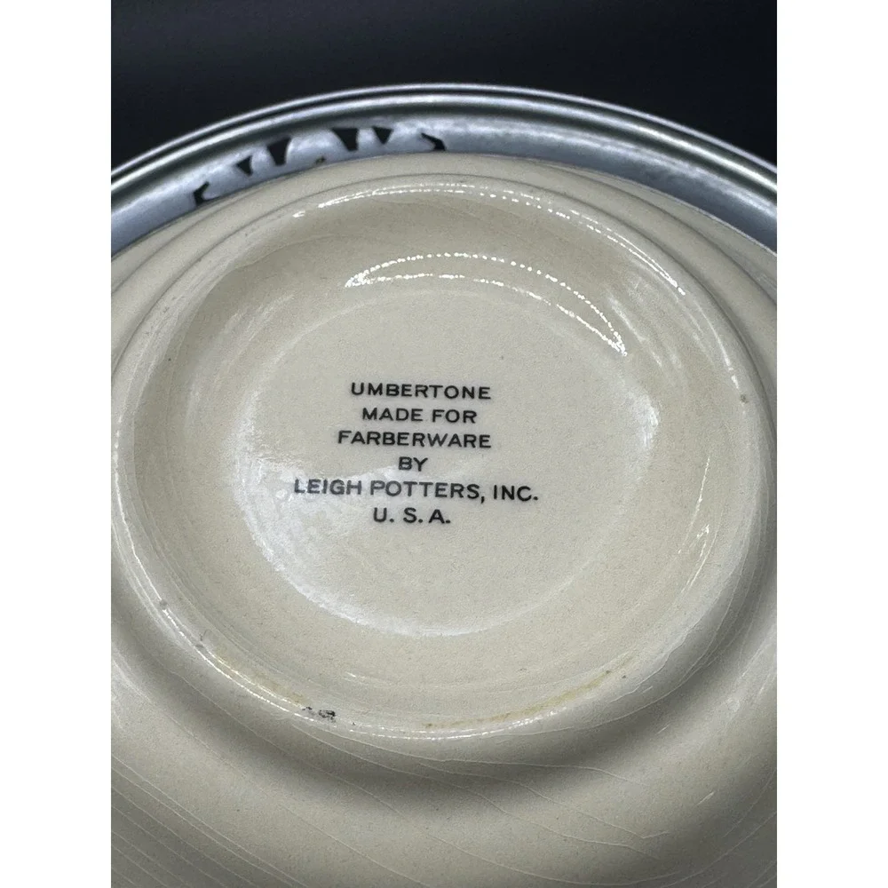 Art Deco Umbertone Farberware Leigh Potters Tulip Chrome Basket Dish Bowl